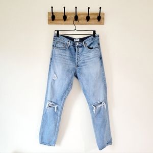 Agolde | High Rise Jamie Classic Straight Leg Jean